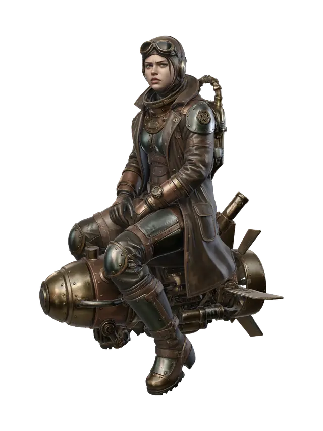 3D model for Brassbound Aviatrix