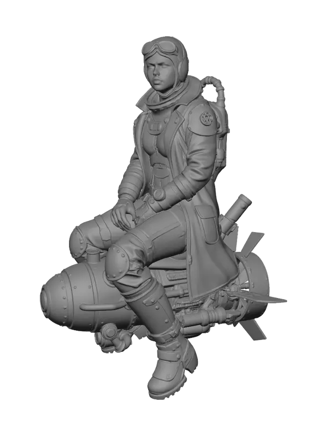 3D model for Brassbound Aviatrix