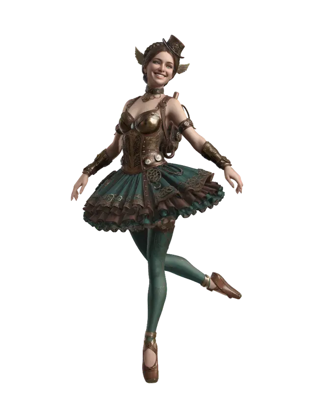 3D model for Clockwork Ballerina