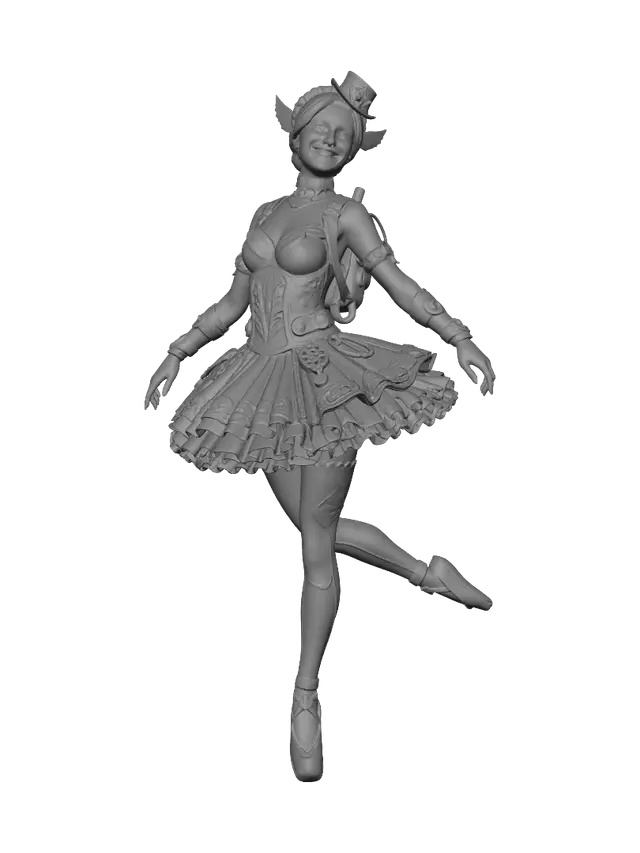 3D model for Clockwork Ballerina