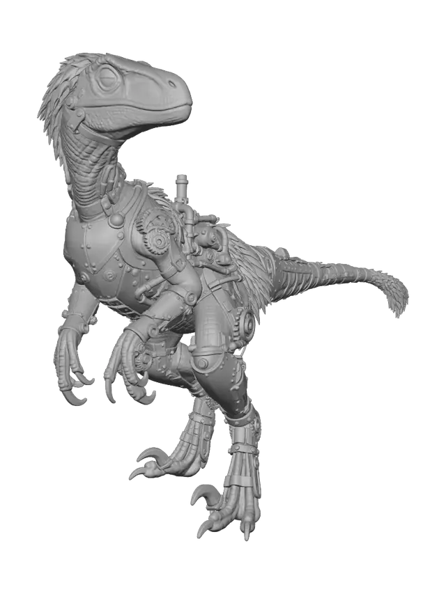 3D model for Clockwork Raptor