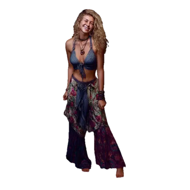 Boho Bliss - Macrame-3D-modell, genererad av AI