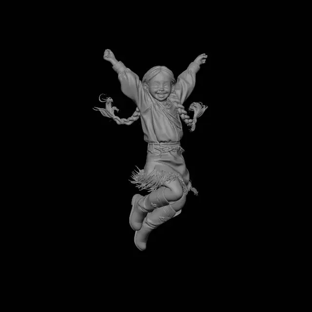 3D model for Cowgirl Leap