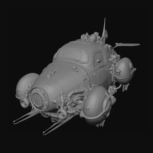 3D model for Azure Steam Voyager