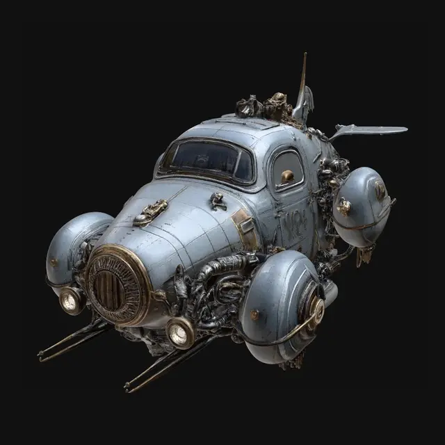 3D model for Azure Steam Voyager
