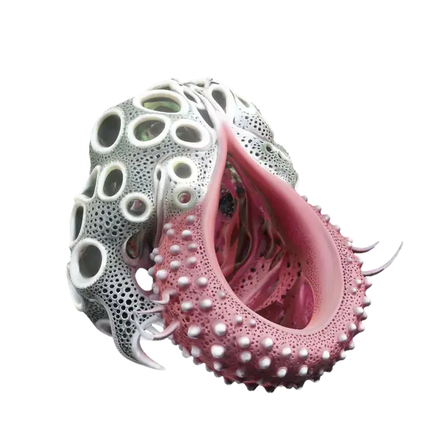 Bubble Coral 3D model, vytvořený pomocí AI