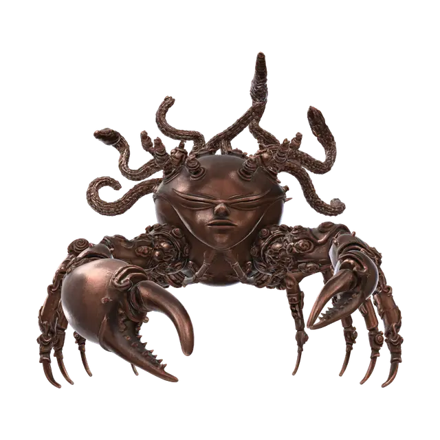3D model for Bronze Medusa