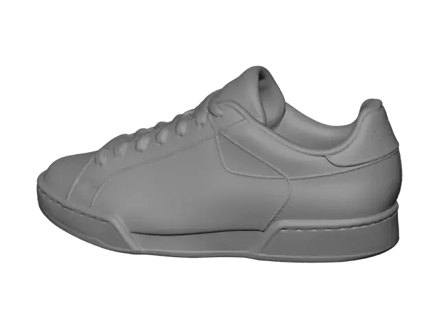 3D model for White Crest Sneaker