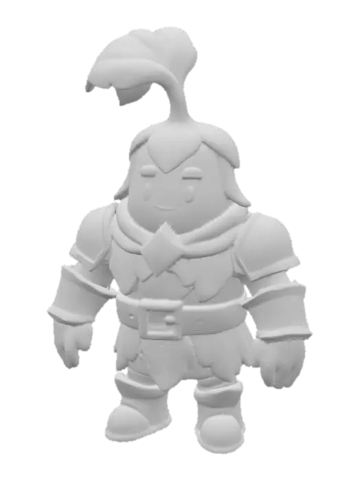 3D model for Leaf Knight