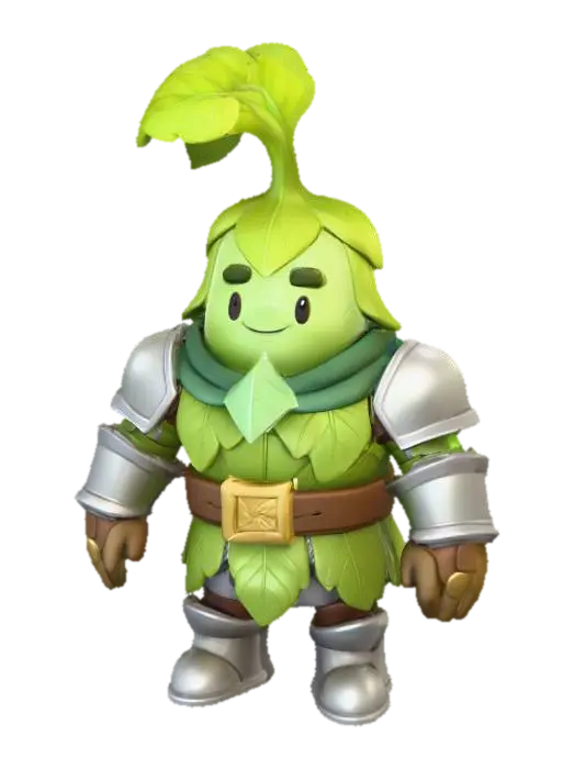 3D model for Leaf Knight