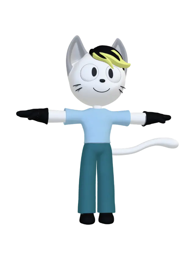 3D model for Sunny Tuft Cat