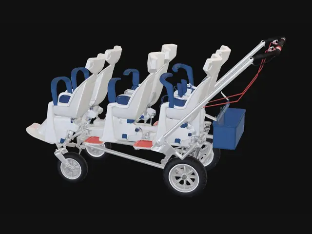 3D model for Wheeled multi-seat amusement ride vehicle