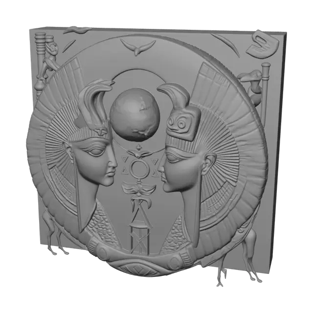 3D model for Twin Pharaohs