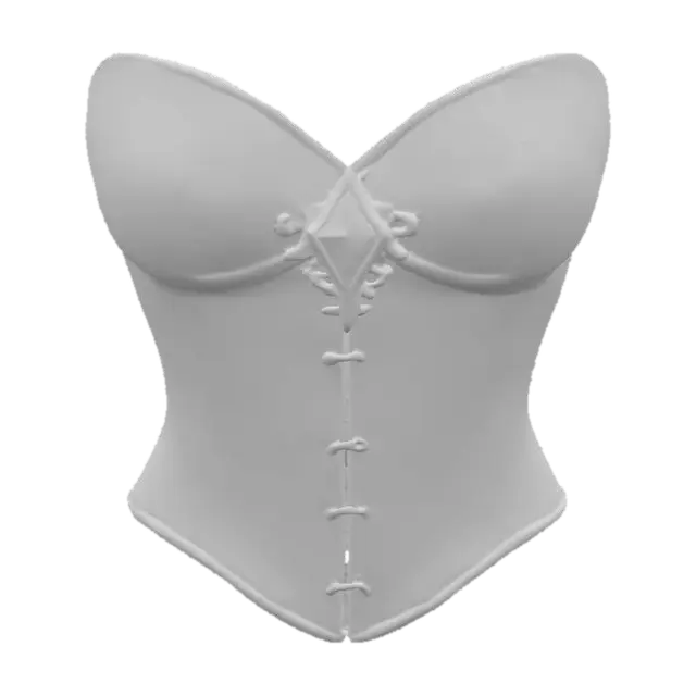 3D model for Emerald Elegance Corset