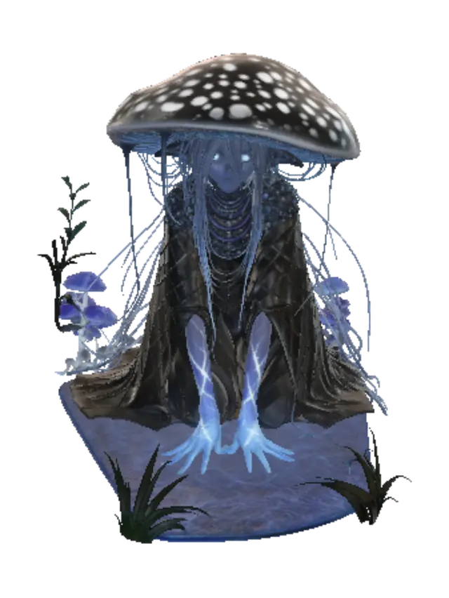 3D model for Neon Mushroom Maiden