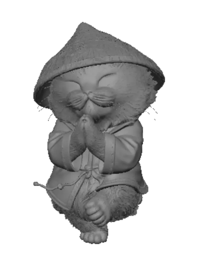 3D model for Zen Enso Kitten