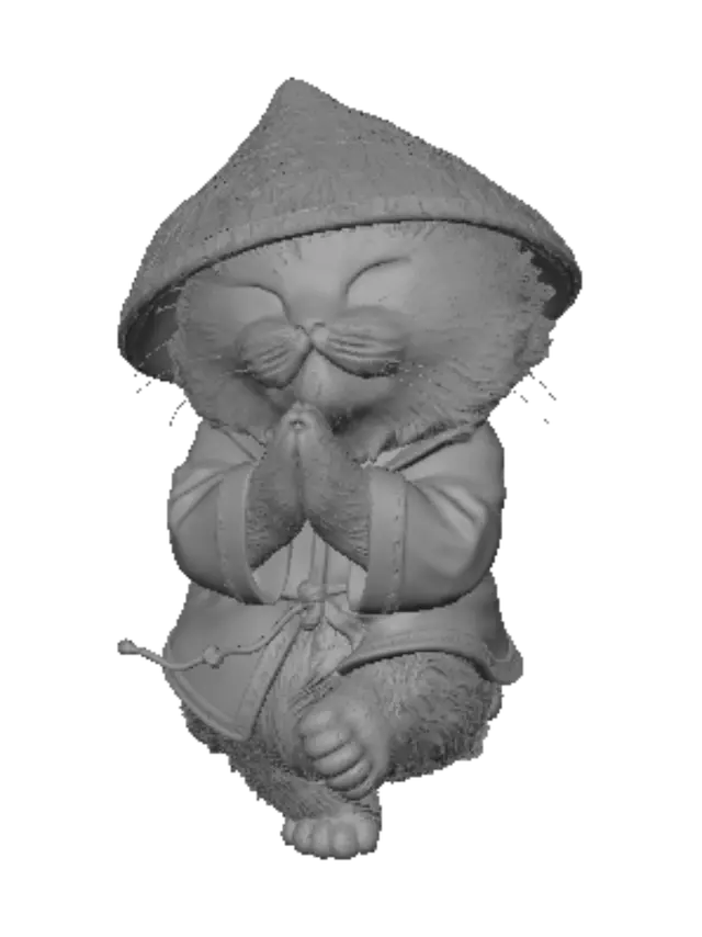 3D model for Zen Enso Kitten
