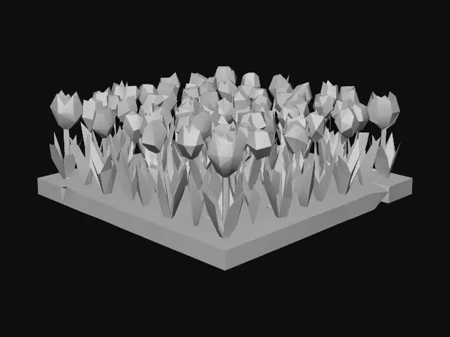 3D model for Kaleidoscope Tulip Field, #EasterEgg2026#