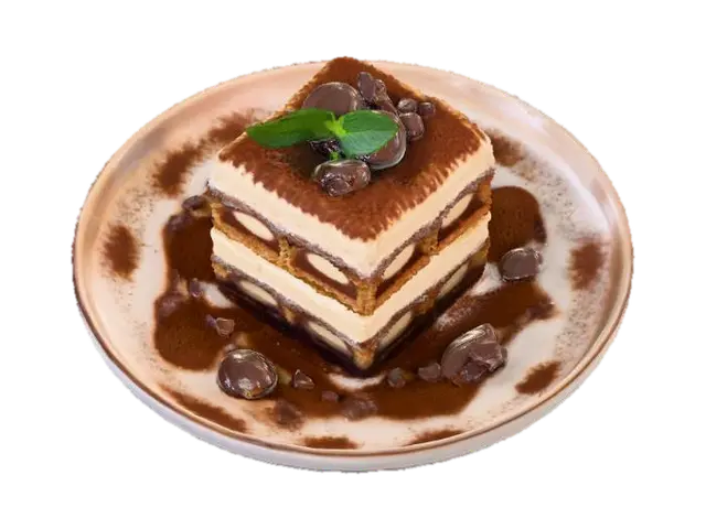 3D model for Tiramisu Delight, #food#