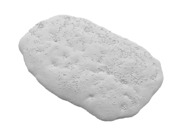 3D model for Flatbread Delight, #food#