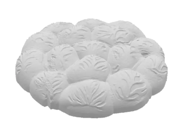 3D model for Leafy Bread Delight, #food#