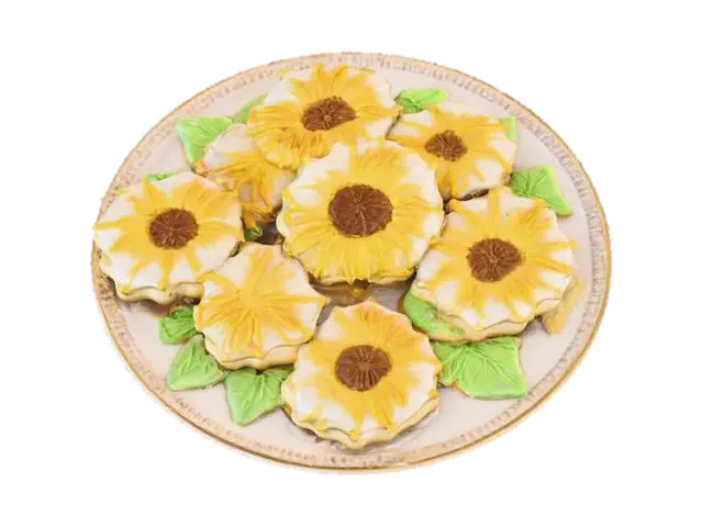 3D model for Sunflower Cookies Delight, #food#