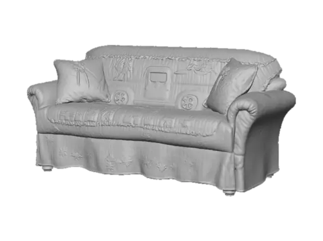 3D model for Christmas Truck Sofa Decor, #Christmas2025#