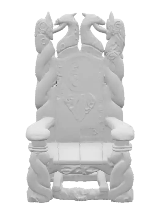 3D model for Viking Throne in the Mist