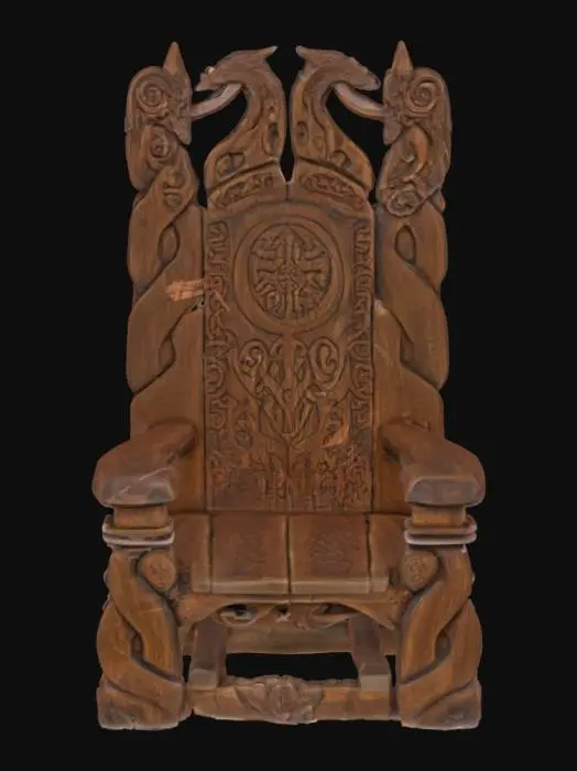 3D model for Viking Throne in the Mist
