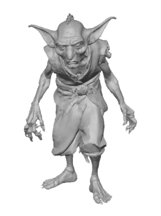 3D model for Smeagol the gollum, #villain#