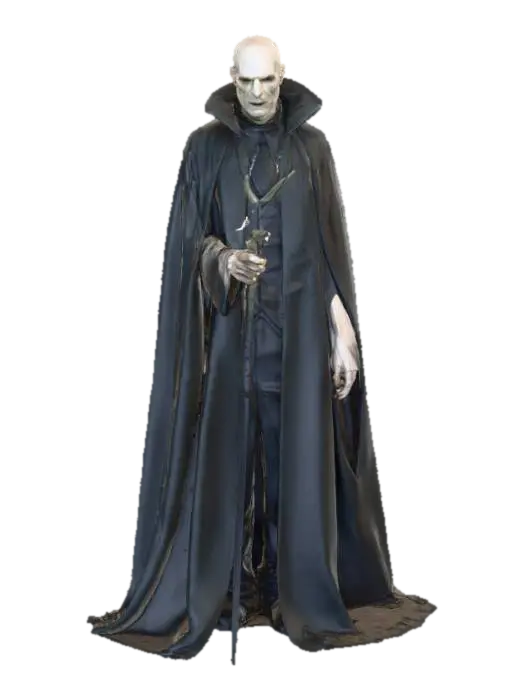 Lord Voldemort , #villain# - Antagonist 3D model, vytvořený pomocí AI