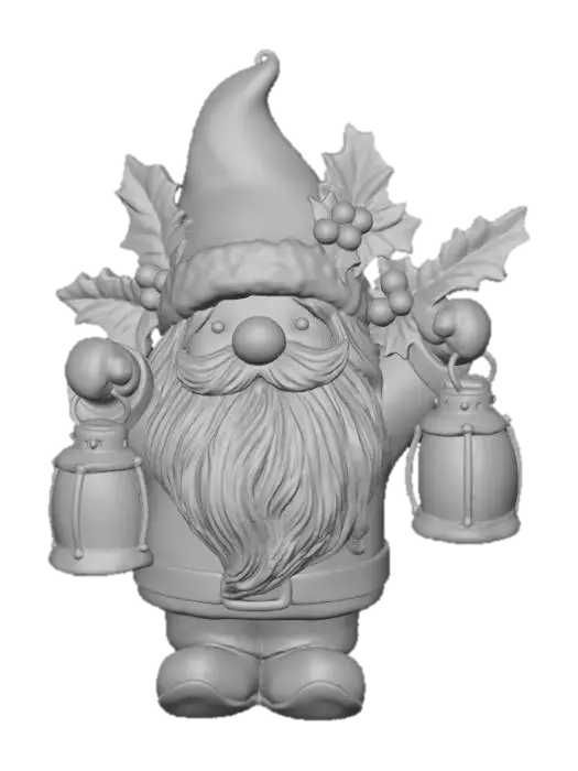 3D model for Santa Gnome Ornament, #Christmas2025#