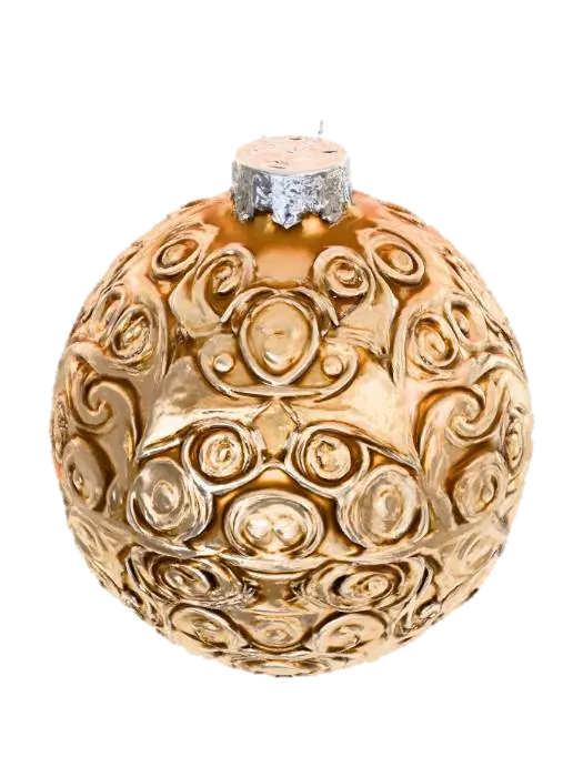 3D model for Golden Swirl Ornament, #Christmas2025#