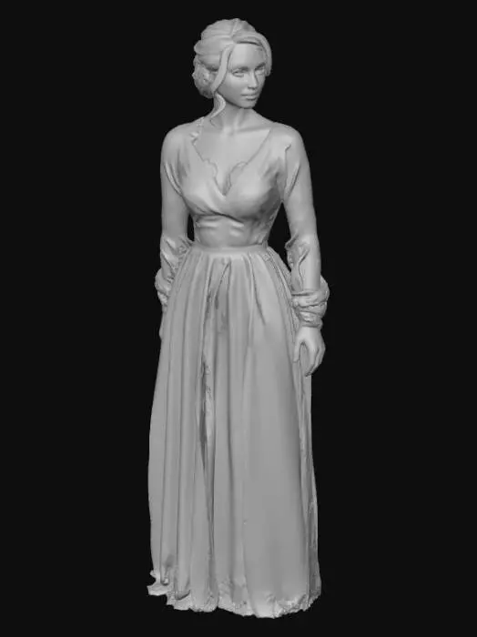 3D model for Portrait of a lady