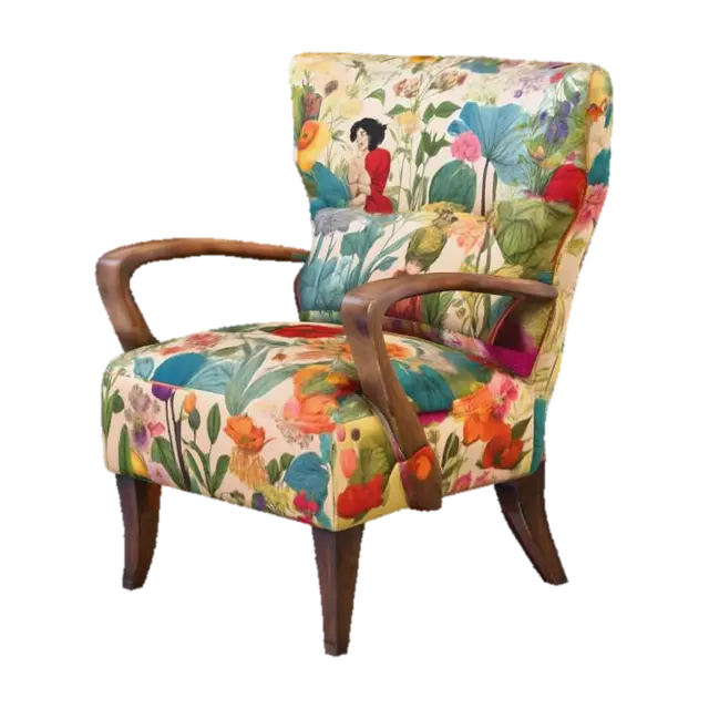 3D model for Floral Street Chair