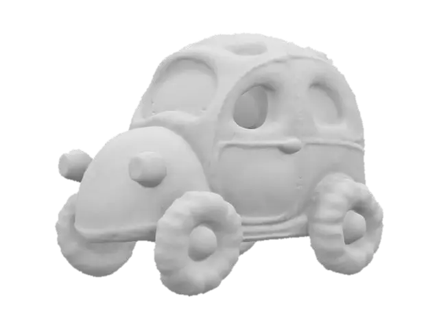 3D model for [Bolivia] A delicious realistic looking salteña pastry turned into a car with four wheels and a front window #AroundTheWorld#