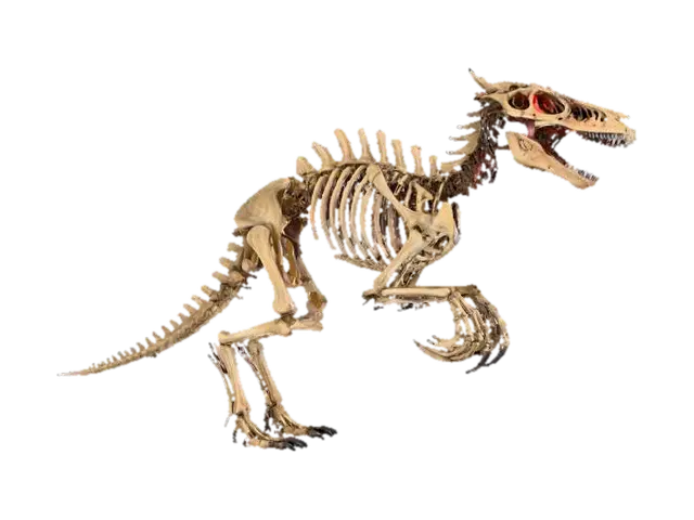 3D model for a warped and twisted horror skeleton of an unknown creature, something like an alien or dinosaur, #Halloween2025#