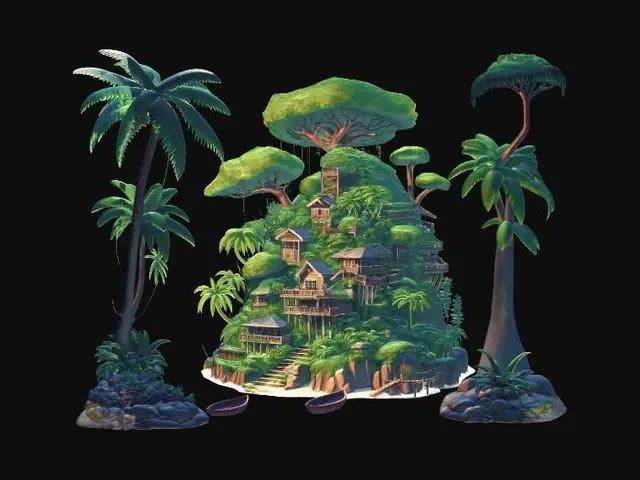 3D model for Treehouse Island