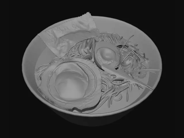 3D model for Shoyu Ramen with Chashu and Egg