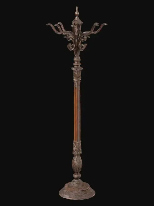 3D model for An ornate coat stand, coat rack, Victorian style.