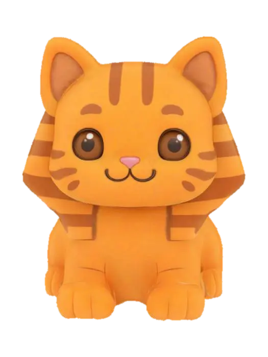 3D model for Sphinx Kitten, #AroundTheWorld#