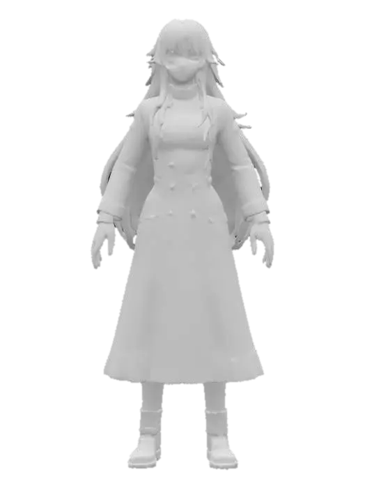 3D model for Scientist Warrior
