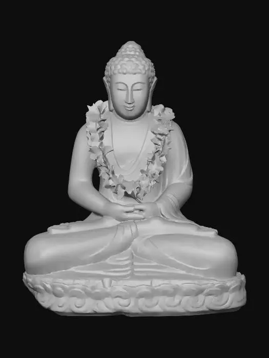 3D model for Meditative Serenity