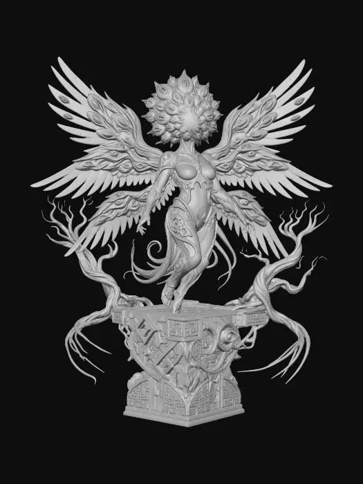 3D model for All-Seeing Nebula Seraph