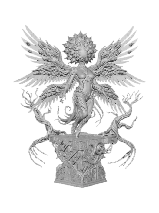 3D model for All-Seeing Nebula Seraph