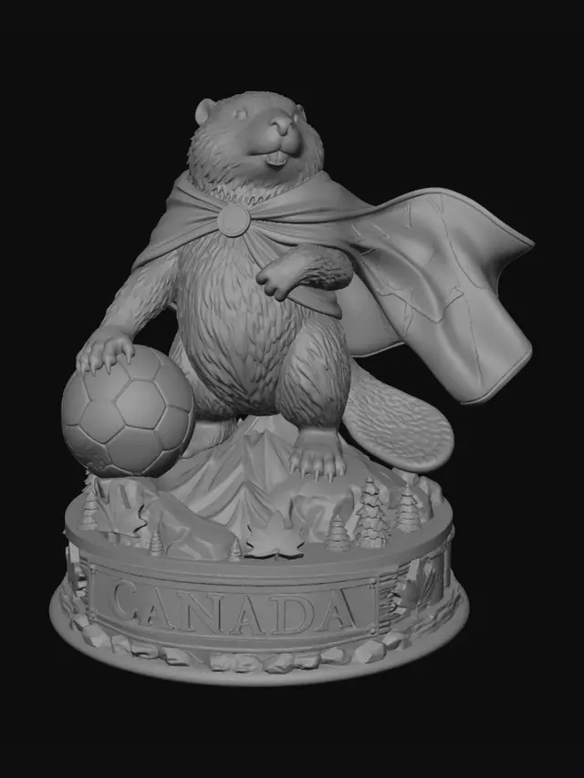 3D model for Great Canadian Beaver