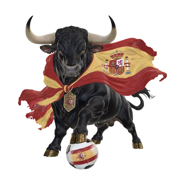 3D model for Spanish Flag-Bearing Bull