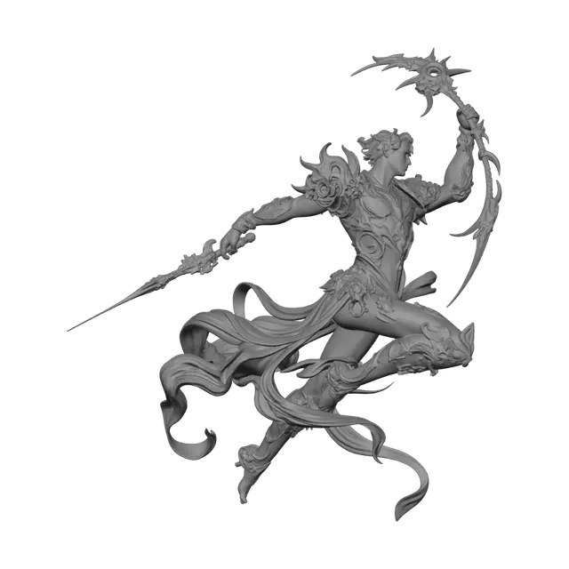 3D model for Auric Ascendant Archer