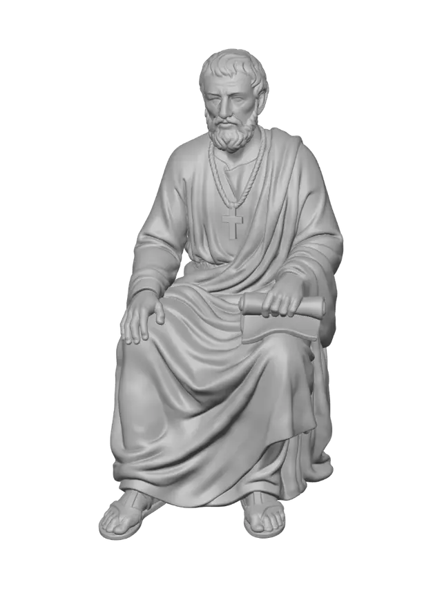3D model for The Seated Apostle