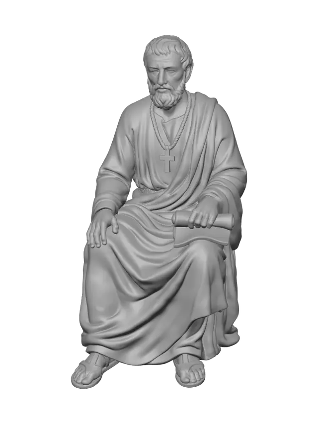 3D model for The Seated Apostle